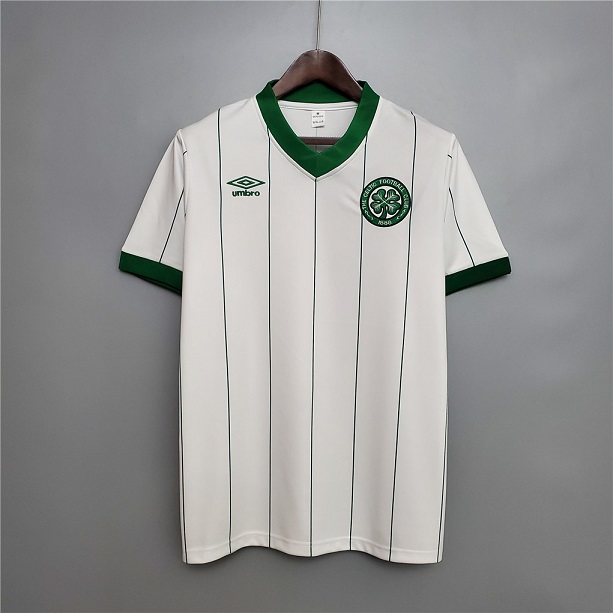 AAA Quality Celtic 84/86 Away White Soccer Jersey